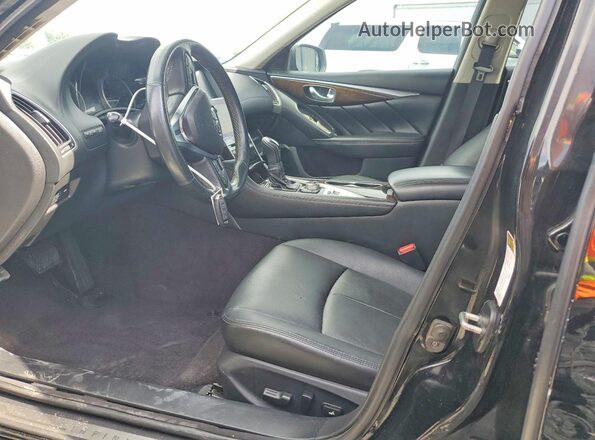 JN1CV7AP7JM240551 2018 INFINITI Q50 Black Front interior view