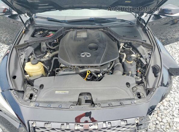 JN1CV7AP7JM240551 2018 INFINITI Q50 Black Rear interior view