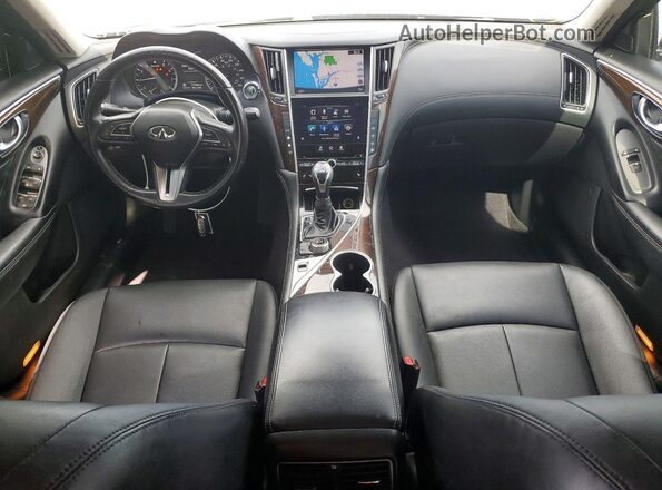 JN1CV7AP7JM240551 2018 INFINITI Q50 Black Dashboard view