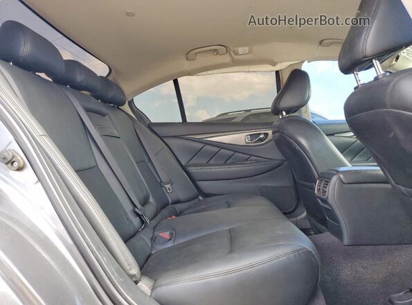 JN1CV7AP8HM640578 2017 INFINITI Q50 Серый Вид задних сидений