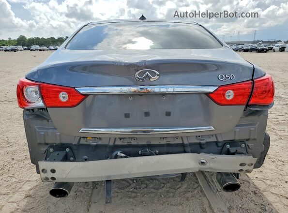 JN1CV7AP8HM640578 2017 INFINITI Q50 Серый Вид сзади
