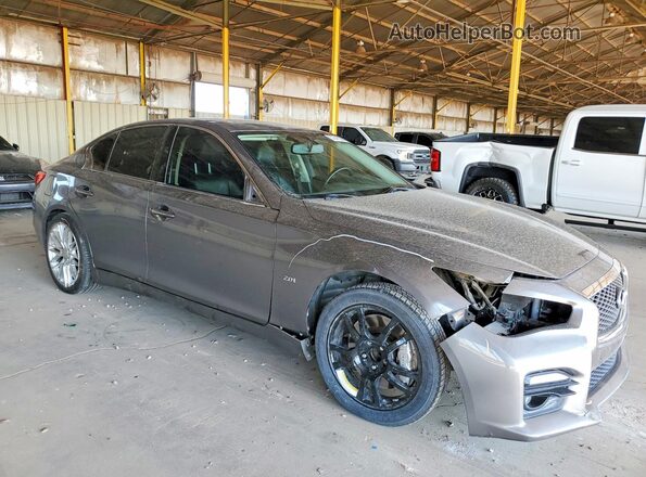 JN1CV7AP8HM640922 2017 INFINITI Q50 Gray Delantero derecho