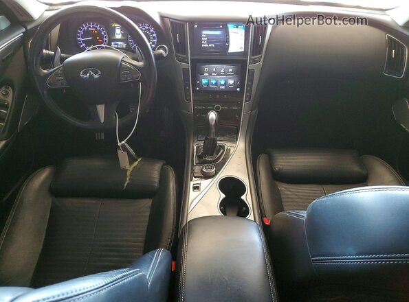 JN1CV7AP8HM640922 2017 INFINITI Q50 Gray Vista del salpicadero