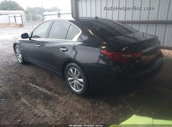 JN1CV7AP9JM400090 2018 INFINITI Q50 Черный Задняя левая четверть