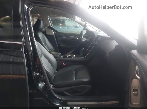 JN1CV7AP9JM400090 2018 INFINITI Q50 Черный Вид салона спереди