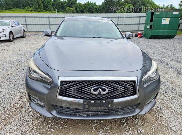 JN1CV7AR0HM682390 2017 INFINITI Q50 Серый Вид спереди