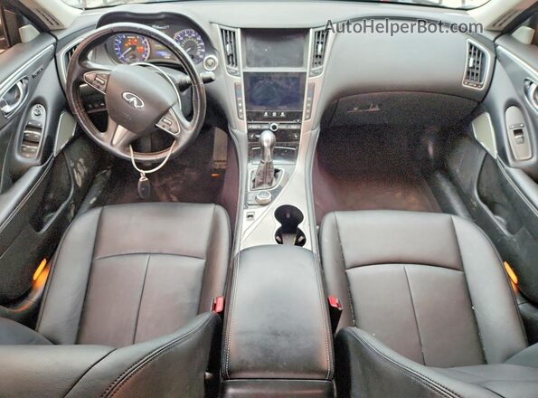 JN1CV7AR0HM682390 2017 INFINITI Q50 Серый Вид панели приборов
