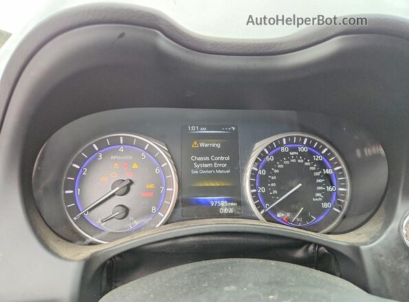JN1CV7AR0HM682390 2017 INFINITI Q50 Серый Вид щитка приборов