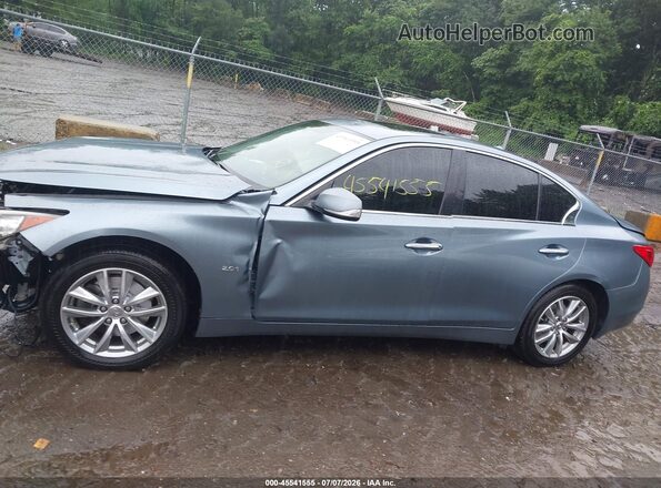 JN1CV7AR0HM682535 2017 INFINITI Q50 Blue Սալոնի հետևի տեսք