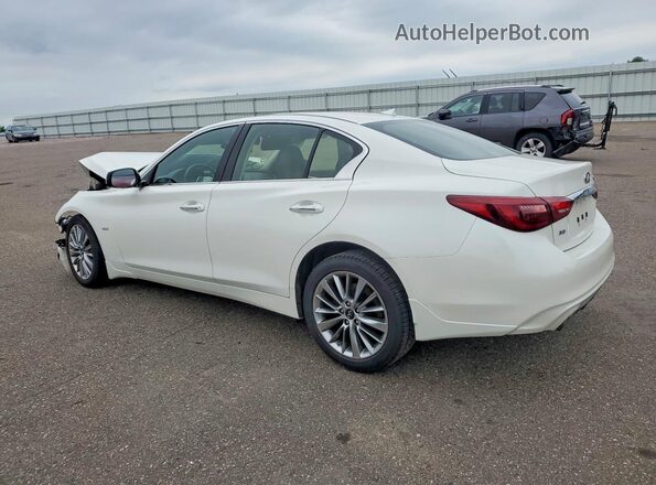 JN1CV7AR1JM280609 2018 INFINITI Q50 White Rear left