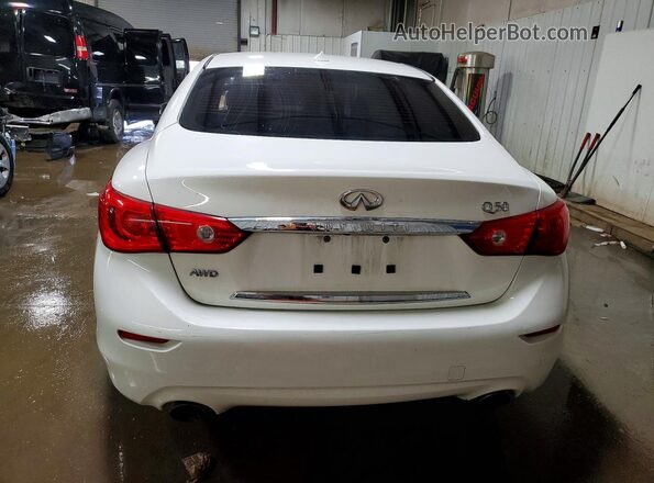 JN1CV7AR2HM680771 2017 INFINITI Q50 Белый Вид сзади