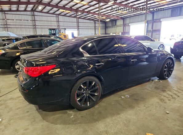 JN1CV7AR5HM680277 2017 INFINITI Q50 Black Задня права чверть