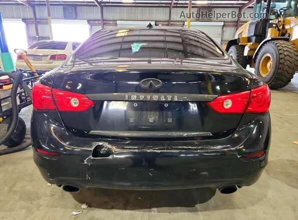 JN1CV7AR5HM680277 2017 INFINITI Q50 Black Вид ззаду