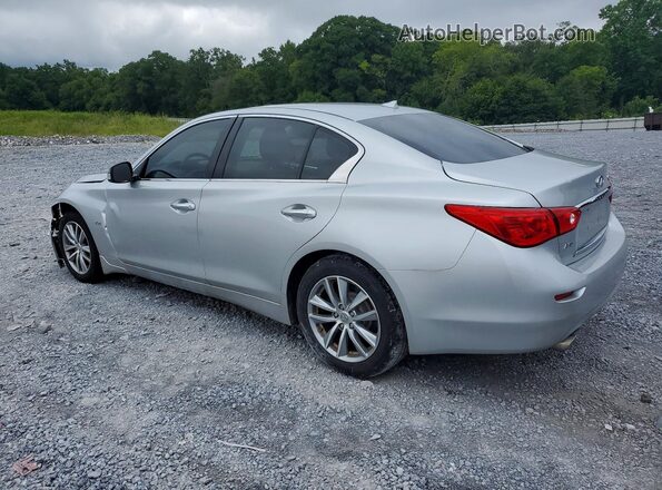 JN1CV7AR7HM682824 2017 INFINITI Q50 Silver Հետևի ձախ