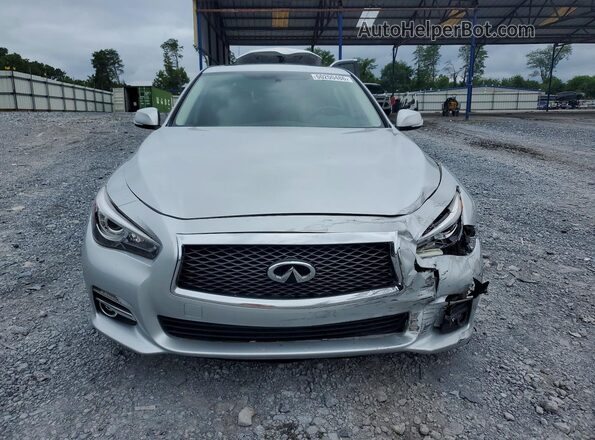 JN1CV7AR7HM682824 2017 INFINITI Q50 Silver Դիմացի տեսք