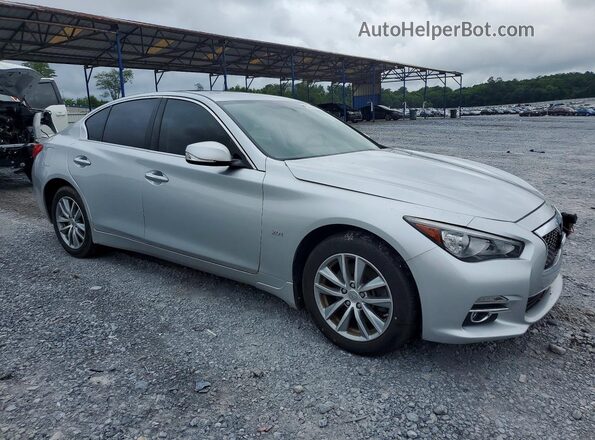 JN1CV7AR7HM682824 2017 INFINITI Q50 Silver Առջևի աջ