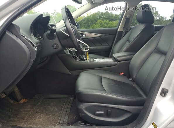 JN1CV7AR7HM682824 2017 INFINITI Q50 Silver Սալոնի դիմացի տեսք
