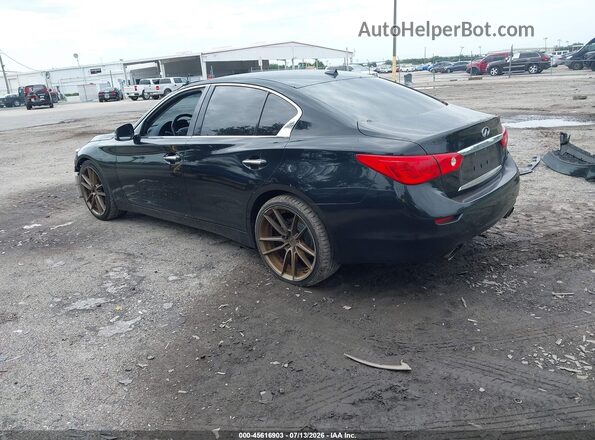 JN1CV7AR9HM681531 2017 INFINITI Q50 Black Tył lewy