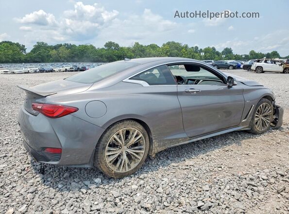 JN1CV7EK2JM200456 2018 INFINITI Q60 Gray Rear right