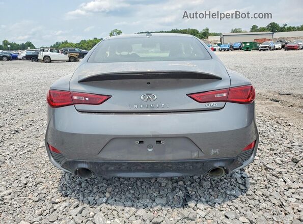 JN1CV7EK2JM200456 2018 INFINITI Q60 Gray Rear view