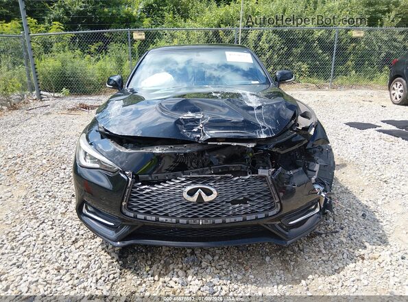 JN1CV7EK3JM200112 2018 INFINITI Q60 Black Front view
