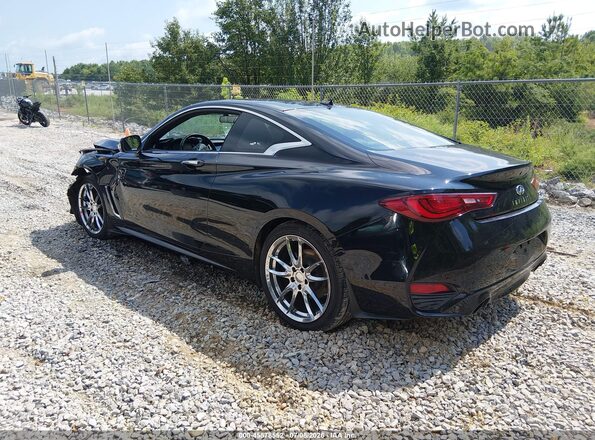 JN1CV7EK3JM200112 2018 INFINITI Q60 Black Rear left