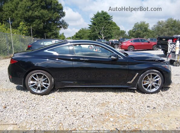 JN1CV7EK3JM200112 2018 INFINITI Q60 Black Rear interior view