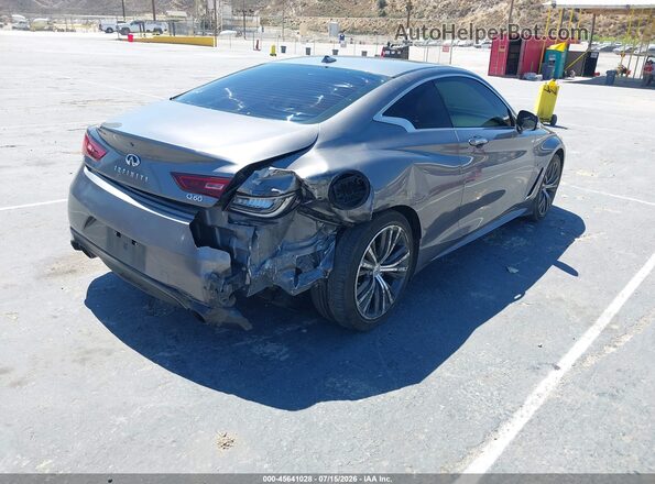 JN1CV7EK5HM110339 2017 INFINITI Q60 Gray Rear right