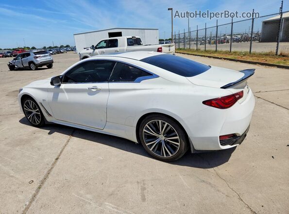 JN1CV7EKXJM200656 2018 INFINITI Q60 White Rear left