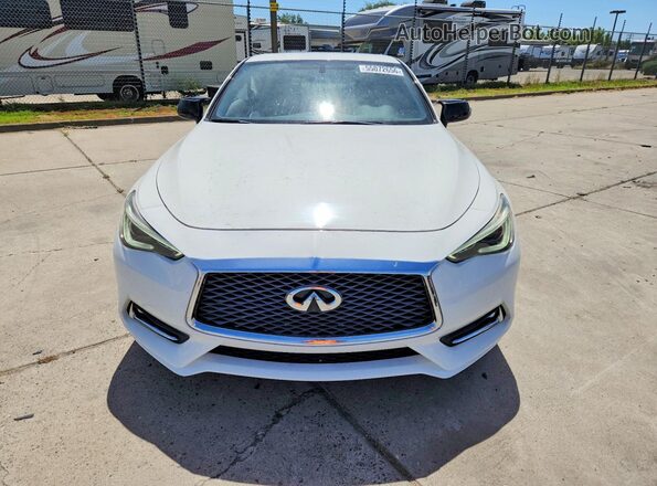 JN1CV7EKXJM200656 2018 INFINITI Q60 White Front view