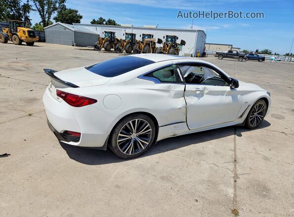 JN1CV7EKXJM200656 2018 INFINITI Q60 White Rear right