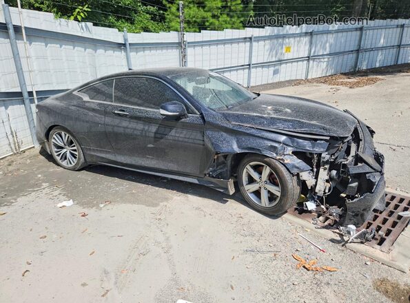 JN1CV7EL9HM320046 2017 INFINITI Q60 Black Front right