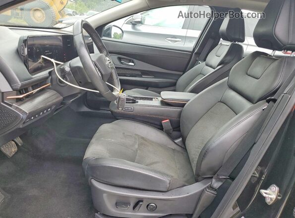 JN1DF0BB0PM701772 2023 NISSAN ARIYA Black Вид салону спереду