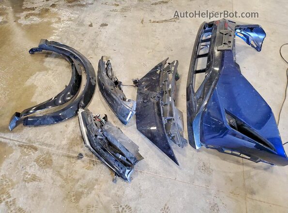 JN1DF0BB5RM736875 2024 NISSAN ARIYA Blue Widok naklejki z numerem VIN
