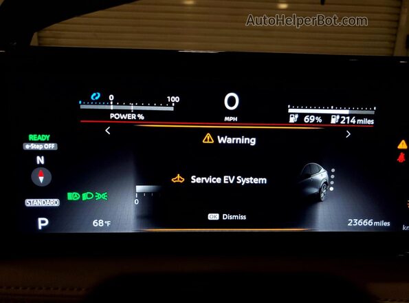 JN1DF0BB5RM736875 2024 NISSAN ARIYA Blue Widok zestawu wskaźników