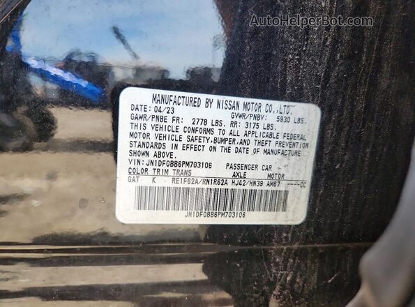 JN1DF0BB6PM703106 2023 NISSAN ARIYA Black Engine compartment view