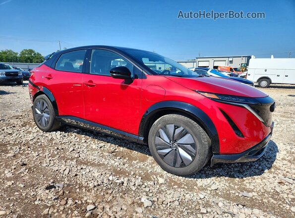 JN1DF0CD2PM705774 2023 NISSAN ARIYA Красный Передняя правая четверть