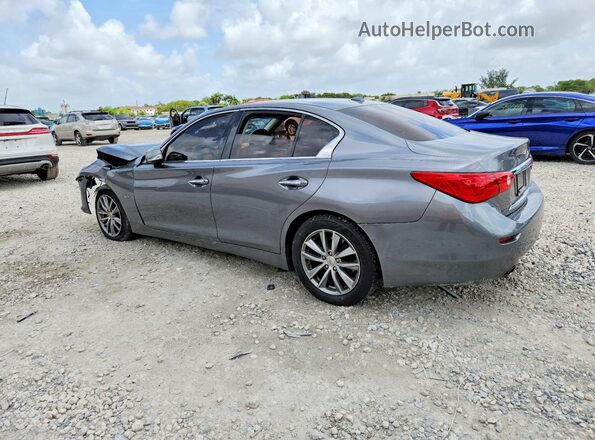 JN1EV7AP0HM731191 2017 INFINITI Q50 Gray Rear left