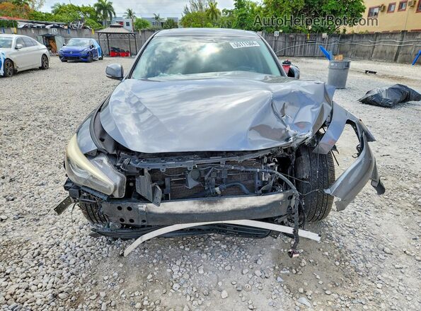 JN1EV7AP0HM731191 2017 INFINITI Q50 Gray Front view
