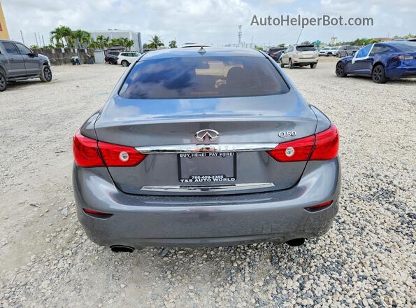 JN1EV7AP0HM731191 2017 INFINITI Q50 Gray Rear view