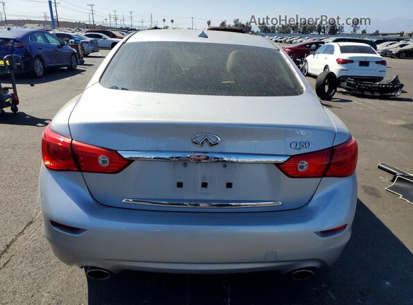 JN1EV7AP0HM731675 2017 INFINITI Q50 Silver Հետևի տեսք
