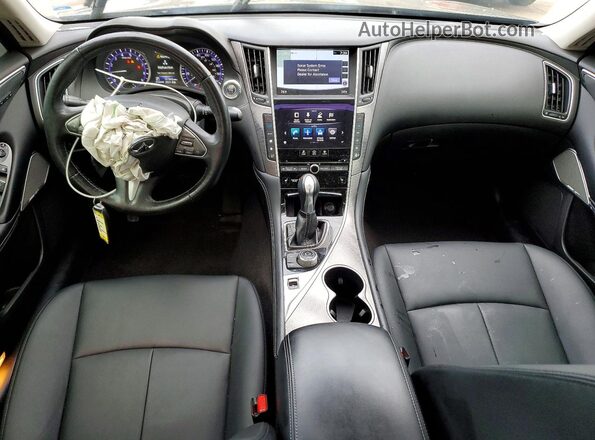 JN1EV7AP0HM737363 2017 INFINITI Q50 Black Dashboard view
