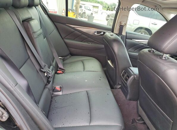 JN1EV7AP0HM737363 2017 INFINITI Q50 Black Rear seats view