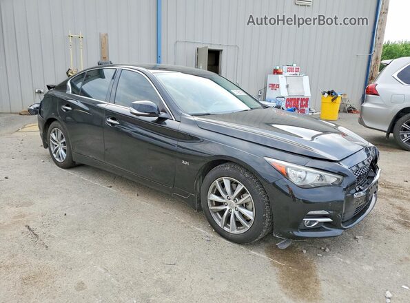 JN1EV7AP0HM737363 2017 INFINITI Q50 Black Front right
