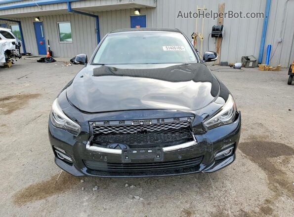JN1EV7AP0HM737363 2017 INFINITI Q50 Black Front view