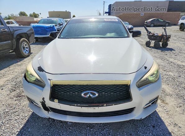 JN1EV7AP0HM737573 2017 INFINITI Q50 White Դիմացի տեսք