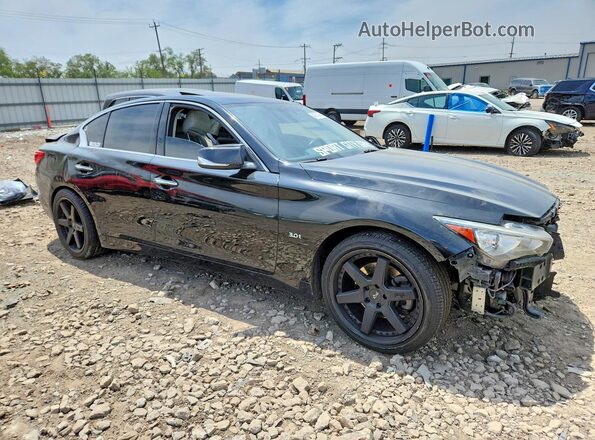 JN1EV7AP0HM739050 2017 INFINITI Q50 Black წინა მარჯვენა