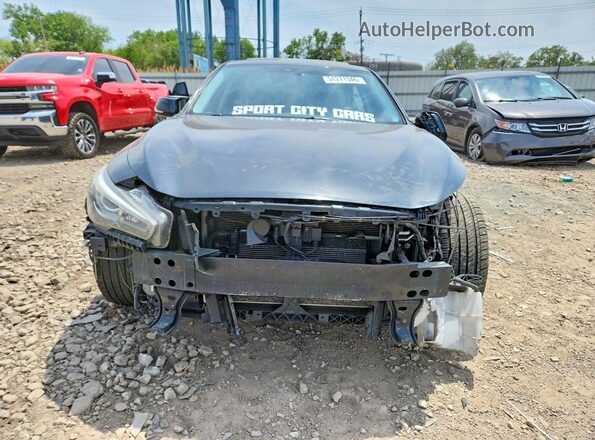 JN1EV7AP0HM739050 2017 INFINITI Q50 Black წინა ხედი