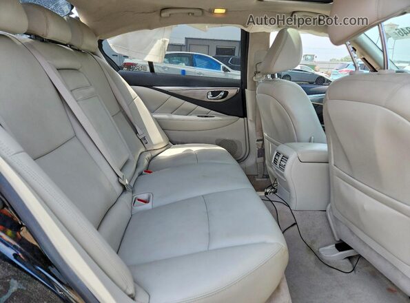 JN1EV7AP0HM739050 2017 INFINITI Q50 Black უკანა სავარძლების ხედი