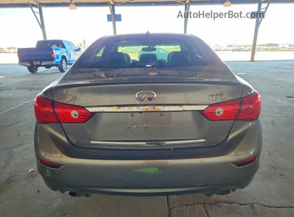 JN1EV7AP0HM743924 2017 INFINITI Q50 Gray Rear view